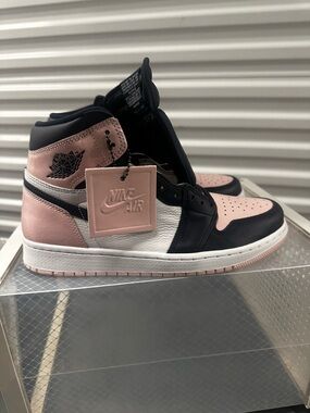 Nike Air Jordan 1 Women’s Sneakers - Pink/Navy/White
